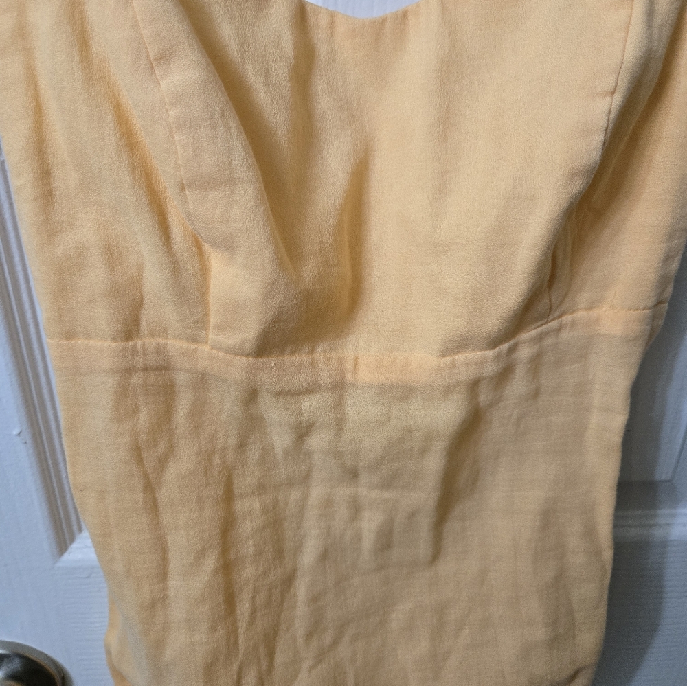 KOOKAÏ Orange Halter Linen Dress EU Size 36 (~US 5.5)